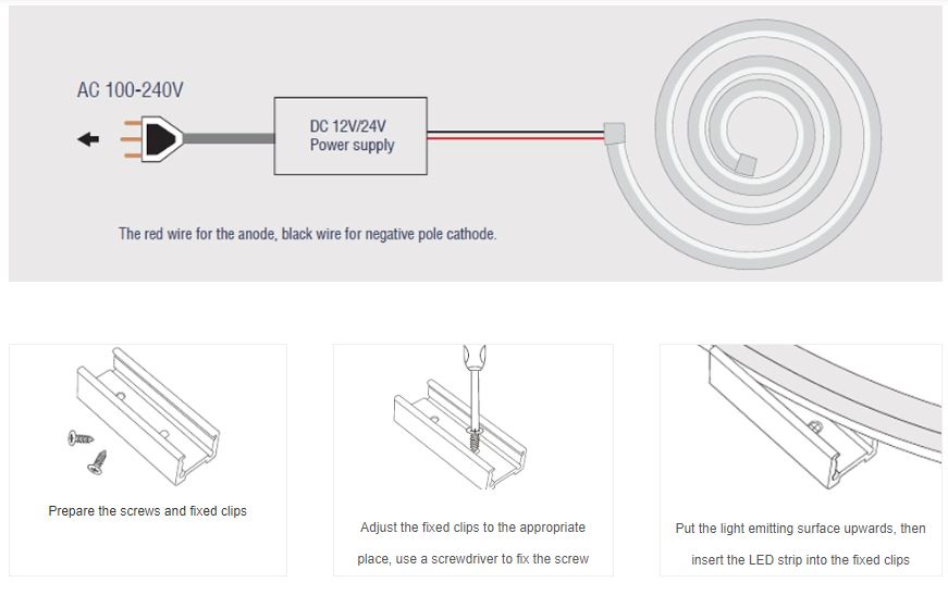 China Addressable LED Neon Lights Big Size 50x25mm Manufacturers