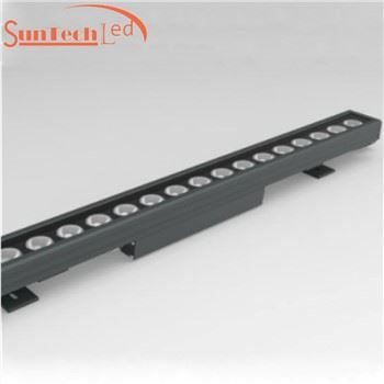 RGBW Recessed Linear Wall Washer Facade Illumination Outdoor